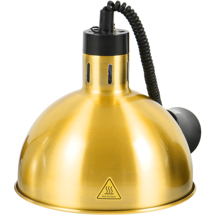 Rise & Fall Dome Heat Lamp Titanium Gold - CEA65121504