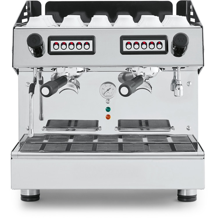 Commercial Espresso Coffee Machine Automatic Tall cups 2 groups Compact 6 litres - CEMia3