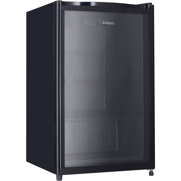 108lt Beer bottle cooler Glass door Black - AX108BVC