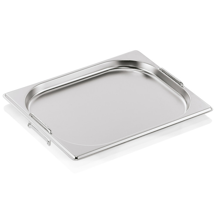 Stainless steel Gastronorm Pan with Handle GN1/2 Depth 20mm - CE81220H