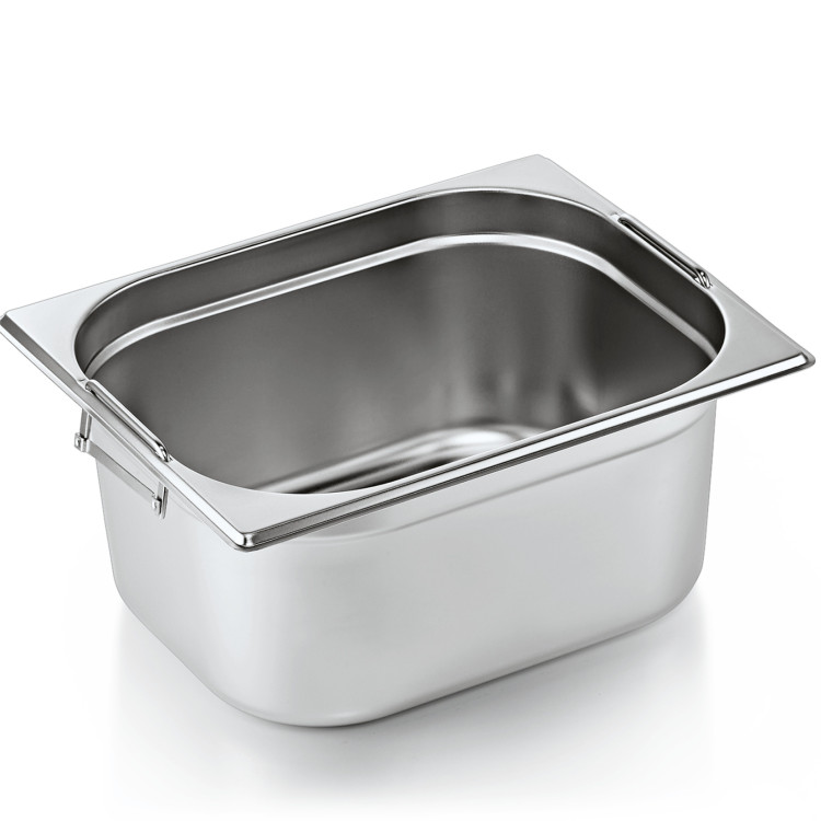 Stainless steel Gastronorm Pan with Handle GN1/2 Depth 150mm - CE8126H