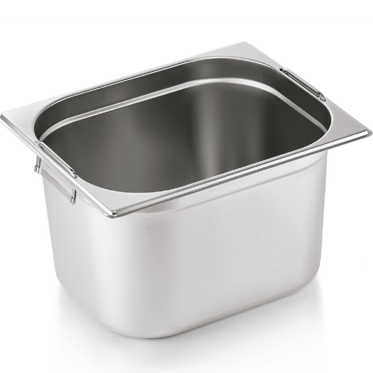 Stainless steel Gastronorm Pan with Handle GN1/2 Depth 200mm - CE8128H