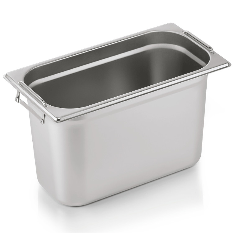 Stainless steel Gastronorm Pan with Handle GN1/3 Depth 200mm - CE8138H