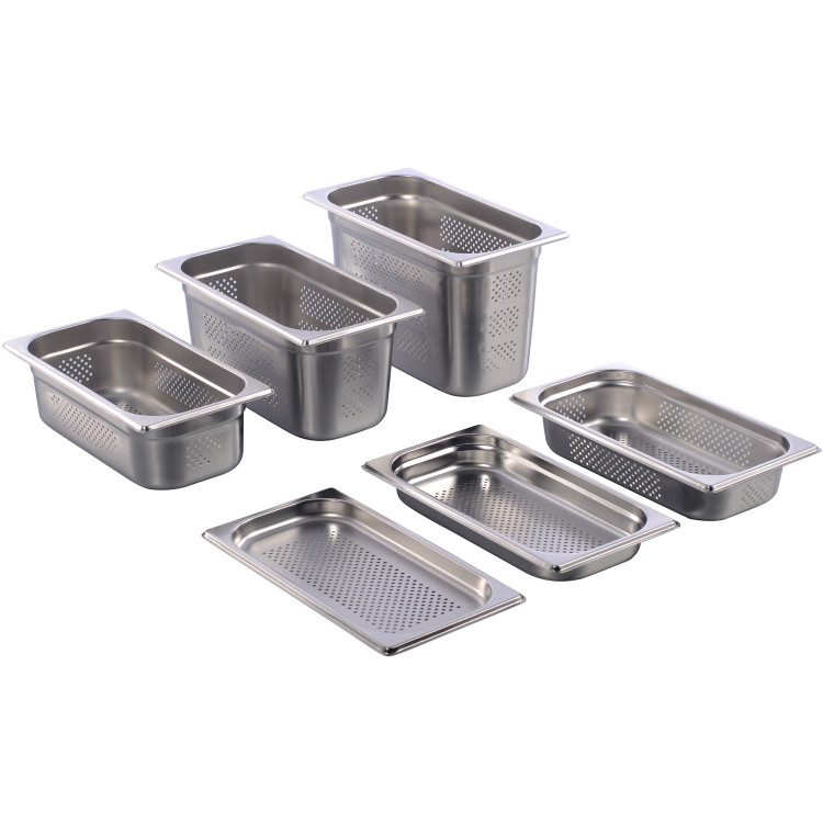 Stainless steel Gastronorm Pan Perforated GN1/3 Depth 200mm - CE8138P