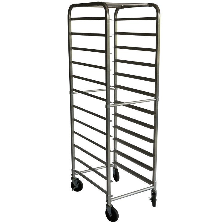 Rack/Tray/Pan Trolley Aluminium for 660x460mm sheet pan 12 tier - CEALRK12