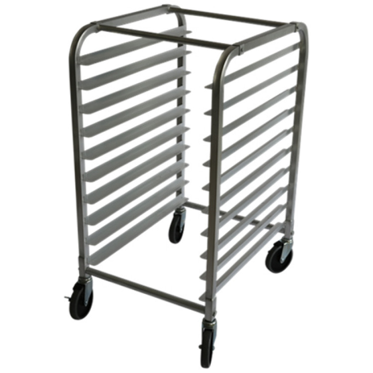 Rack/Tray/Pan Trolley Aluminium for 660x460mm sheet pan 10 tier - CEALRK10