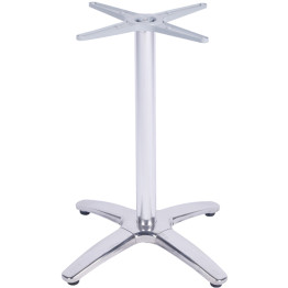 Brushed steel Table base 620mm Standard height - CED011