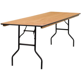 Folding Banquet Catering Table 8ft Plywood 2430x760x760mm - CEAX222