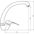 Kitchen Sink Mixer Tap Single lever Chrome - CE70128000