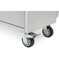 Professional Stainless Steel Rolling Tool Cabinet 15 drawers 3 Upper Cupboards 1968x500x1825mm - CE722038AP