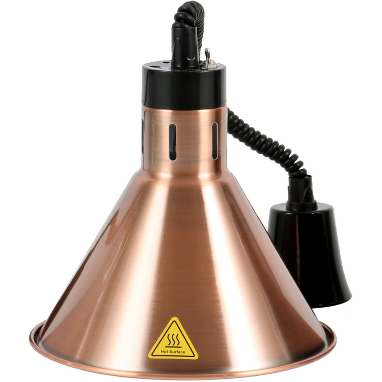 Rise & Fall Dome Heat Lamp Bronze Rose Gold - CEA65121307