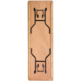 Folding Banquet Catering Table 8ft Plywood 2430x760x760mm - CEAX222