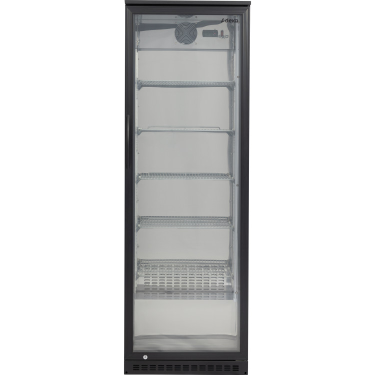 Back bar cooler 1 hinged door 300 litres Black - CEBC300G