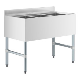Commercial Sink Stainless steel 3 Bowl - CEBS3T38