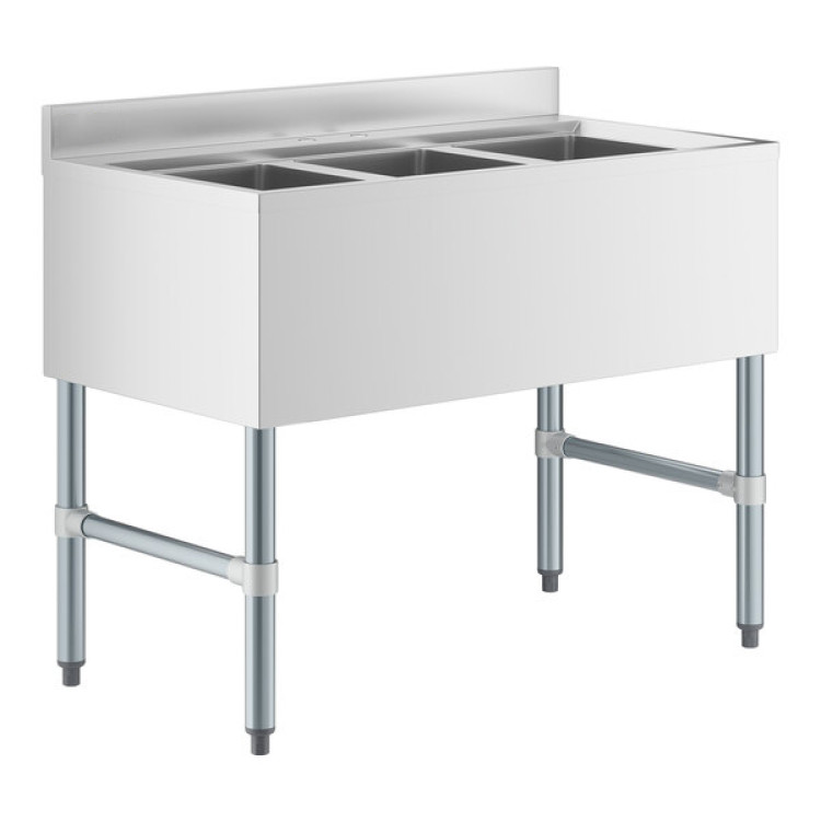 Commercial Sink Stainless steel 3 Bowl - CEBS3T38