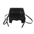 Sturdy Baby Table Booster Seat with Belt Black Stackable - CEBSB24