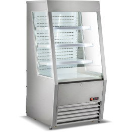 Commercial Display Merchandiser Fridge 245 litres 3 shelves Stainless Steel - CECF260S