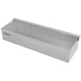 Garnish Tray / Condiment Dispenser with Lid 6 compartments Stainless steel & Plastic - CECHB06