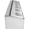 Commercial Condiment Holder including 6xGN1/6-100mm pans & fliptop lids - CECHD06APCFL