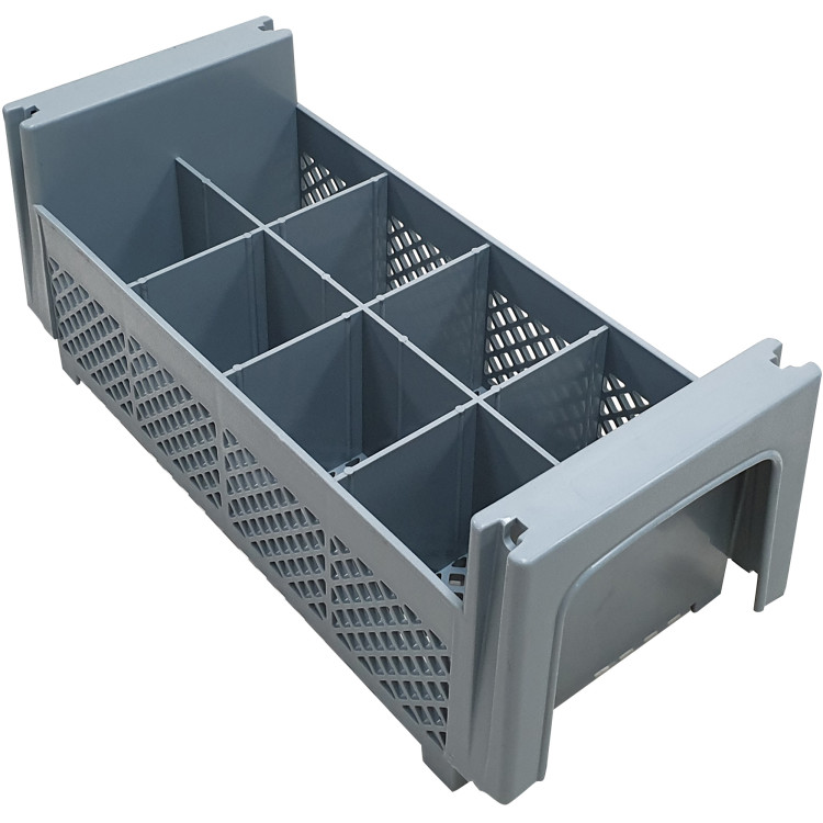 Cutlery insert basket 8 compartments 195 x 450 x 185mm - CECKB8