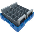 Cutlery insert basket 8 compartments 195 x 450 x 185mm - CECKB8