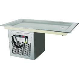 Refrigerated Cold Plate Drop-in 3xGN1/1 1114x614x540mm - CECSGP3