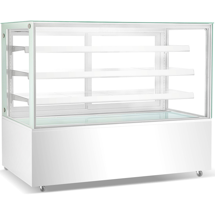 Cake Counter 1240mm 3 shelves White - CECW371