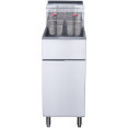 Twin Basket Professional Free standing Gas Fryer Single tank 22 litres 21kW - CEDCF22L