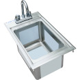 Drop-in Bar Sink 1 bowl Stainless steel - CEDIBS1FB101410