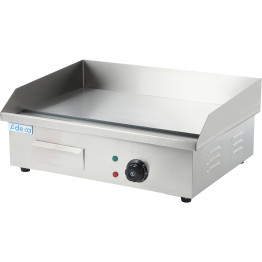 Commercial Griddle Smooth 550x400x200mm 3kW Electric - CEEG818B