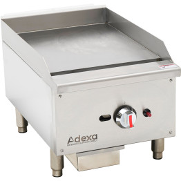 Premium Commercial Gas Griddle Smooth plate 1 burner 7.5kW Countertop - CEEGG16S