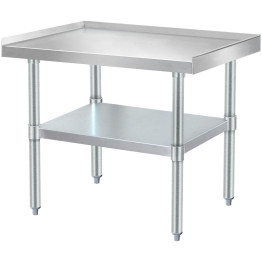 Equipment Stand/Low Table with 3 side upstand 900x760x600mm - CEES4187690