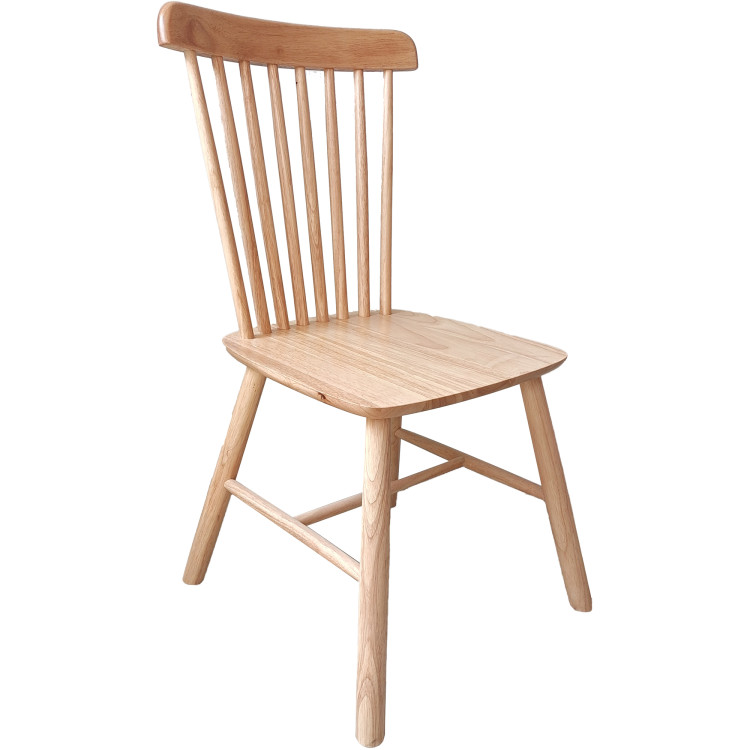 Wood Windsor Back Dining Chair with Wooden Seat - CEF1069