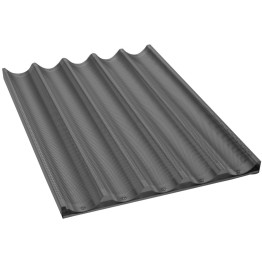 Oven Baguette / French Bread Baking Tray Aluminium Non-stick 600x400x80mm - CEFBR6040N