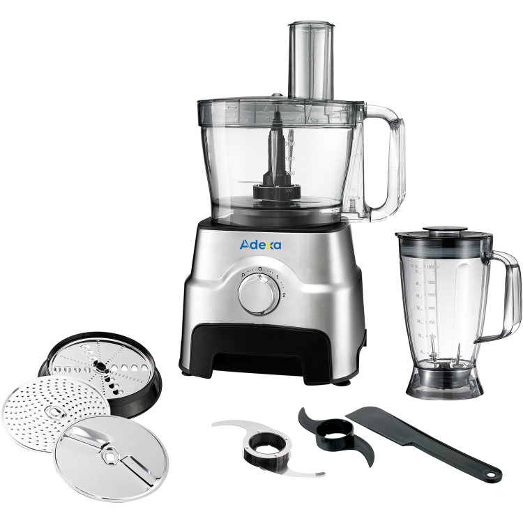 Professional Stainless Steel Food Processor with Blender 1000W- CEFP407