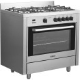Professional Gas range 5 burners 10kW Gas oven 4.2kW - CEG36D085010
