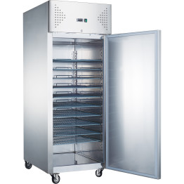 852lt Commercial Ice Cream Freezer Stainless steel Upright cabinet Single door 800x600mm Ventilated cooling - CEG6080