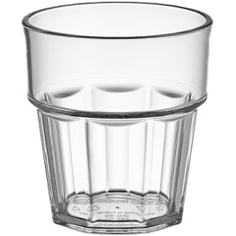  Casablanca Tumbler Clear PC 200ml Stackable - CEGC19