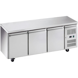 Commercial Freezer counter Ventilated 3 doors Depth 700mm - CETHP3100BT