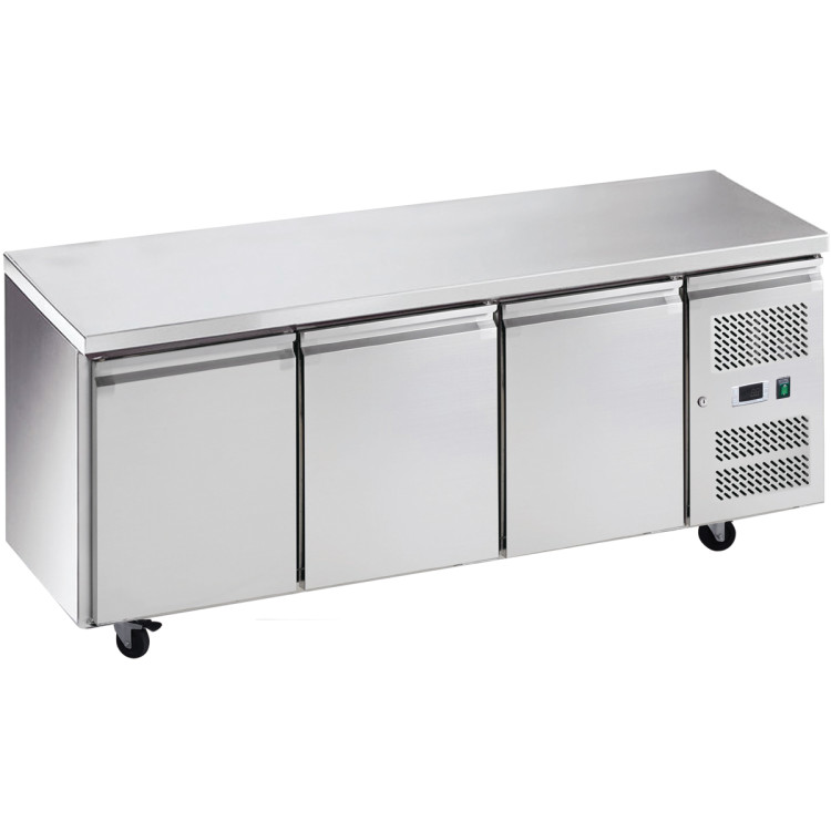 Commercial Freezer counter Ventilated 3 doors Depth 700mm - CETHP3100BT