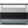 Serve over Deli counter Black front Straight glass front Width 1500mm - CEGN1500CK2BLACK