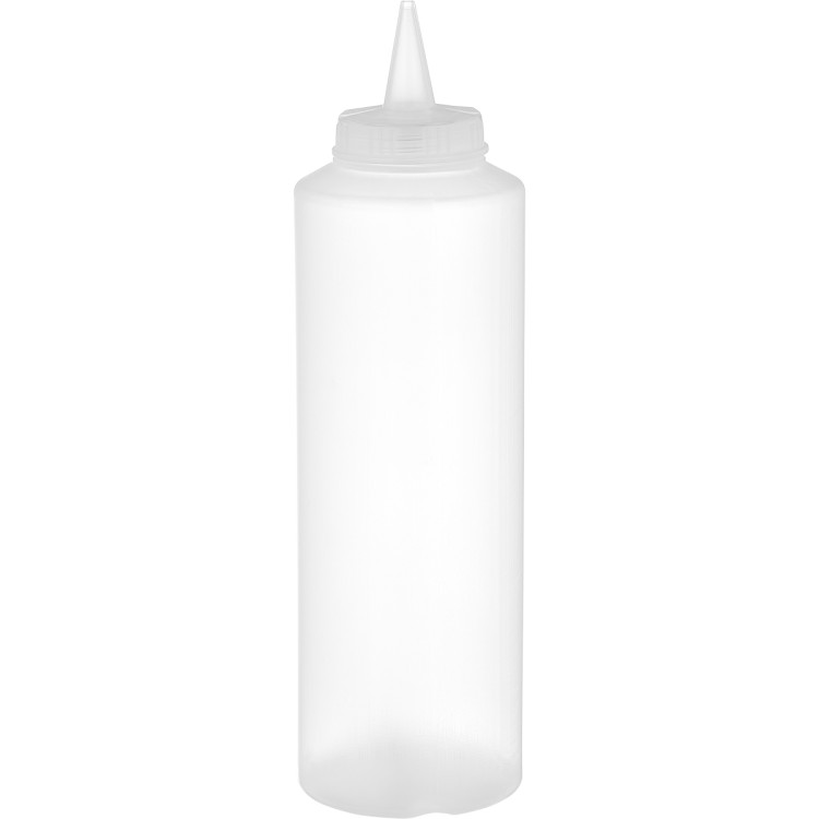 Squeeze Sauce Bottle 500ml/18oz Clear - CEGPS500