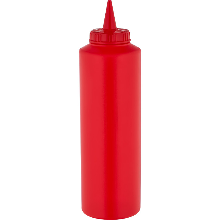 Squeeze Sauce Bottle 500ml/18oz Red - CEGPS500R