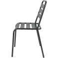 Bistro Side Chair Steel Indoors Black - CEGS60790B