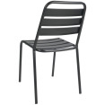 Bistro Side Chair Steel Indoors Black - CEGS60790B