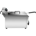 Commercial Fryer Single Electric 10 litre 3kW Countertop Drainage tap - CEHEF101V