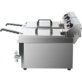 Commercial Fryer Double Electric 2x13 litre 6kW Countertop - CEHEF132V