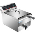 Commercial Fryer Single Electric 16 litre 5kW Countertop Drainage tap - CEHEF161V