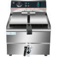 Commercial Fryer Single Electric 16 litre 5kW Countertop Drainage tap - CEHEF161V