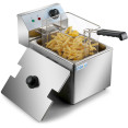 Commercial Fryer Single Electric 8 litre 3.25kW Countertop - CEHEF8L